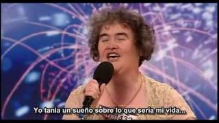 Susan Boyle cantando "Los Miserables"