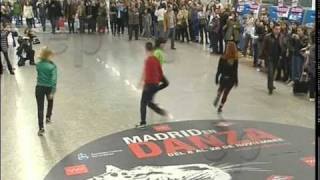 Flashmob' de baile en el metro de Madrid