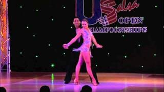 Campeones de baile de bachata en el Abierto de EEUU