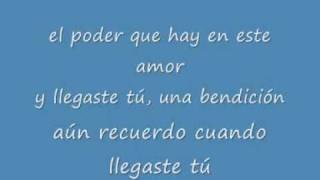 Sin Bandera - "Y llegaste tu"  (letra)