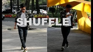 Bailando shuffle en la calle. Jesús Reyes