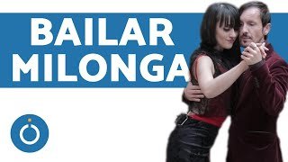 Paso básico de la milonga en pareja