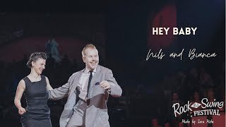 Nils and Bianca bailando swing